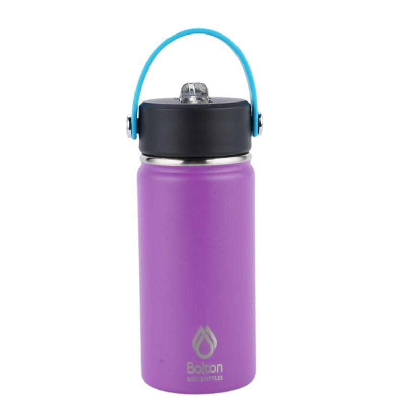 Botella Térmica Bolton Acero Inoxidable Morada 400ml. Mantén Tus ...