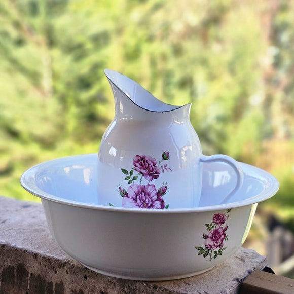 Lavatorio Bolton Enlozado con Flores