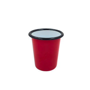 Vaso Bolton Enlozado Rojo (0.40mm de Espesor)