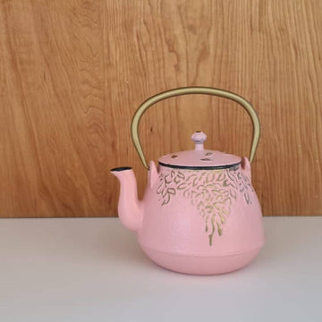 Tetera Bolton Fierro Fundido Rosado con Filtro 0.9 Litros