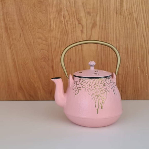 Tetera Bolton Fierro Fundido Rosado con Filtro 0.9 Litros