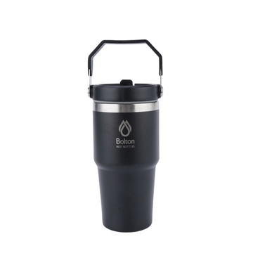 Botella Térmica Bolton de Acero Inoxidable con Mango Color Grafito 550ml