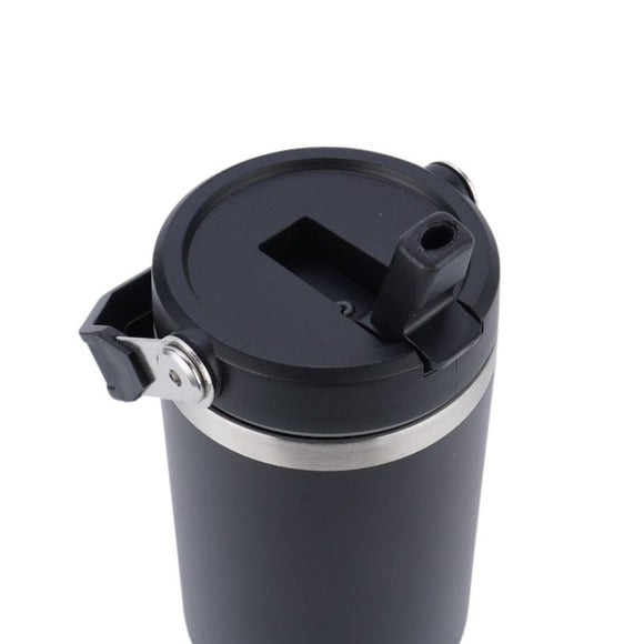 Botella Térmica de Acero Inoxidable con Mango Color Grafito 850ml