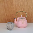 Tetera Bolton Fierro Fundido Rosado con Filtro 0.9 Litros-2