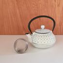 Tetera Bolton Fierro Fundido Blanca con Filtro 0.5 Litros-2