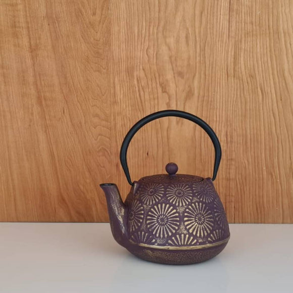 Tetera Bolton de Fierro Fundido Morado con Filtro 1,2 Litros