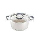 Olla Bolton de Acero Inoxidable 1.25 Litros con Tapa Revestida en Silicona-1