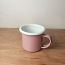 Mug Bolton Enlozado de 6 cm Rosado con un asa-2