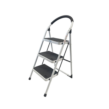 Escalera Bolton Metálica de 3 Peldaños Soporta 150 kg