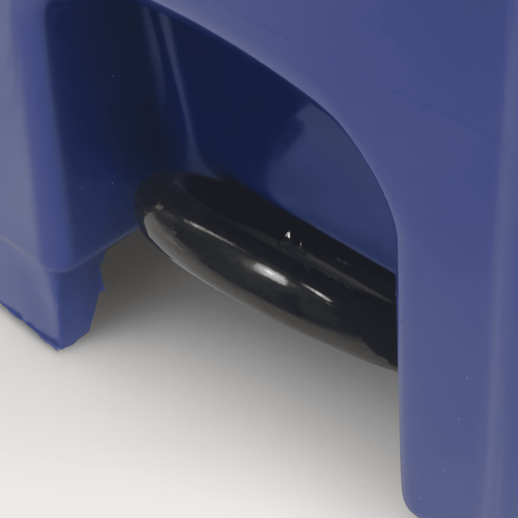 Contenedor Bolton color Azul con Pedal Metálico de 120 Litros
