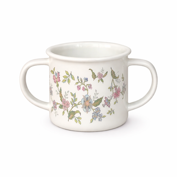 Mug dos asas enlozado 0.23mm de 6 cm decorado