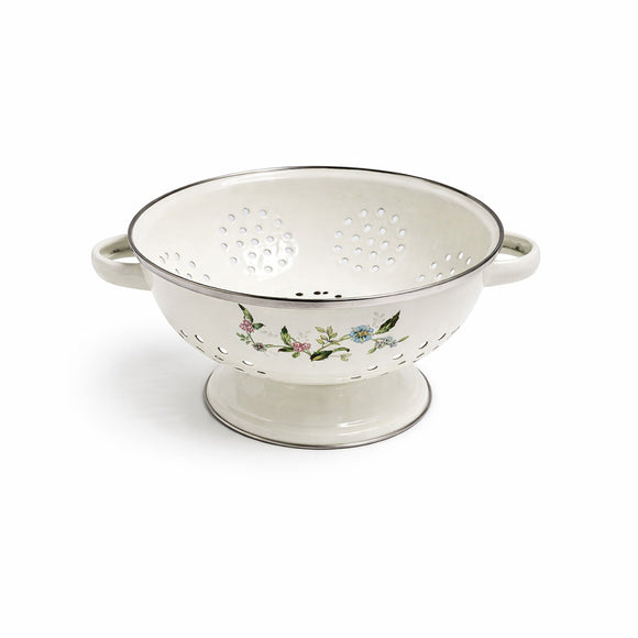 Colador Bolton Enlozado Diseño Floreado