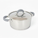 Olla Bolton de Acero Inoxidable 8 Litros con Tapa Revestida en Silicona-1