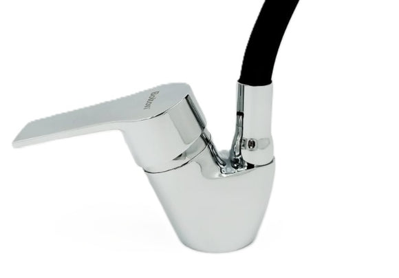 Monomando para Lavaplatos Bolton Cuello Flexible Negro