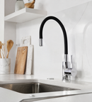 Monomando para Lavaplatos Bolton Cuello Flexible Negro-2
