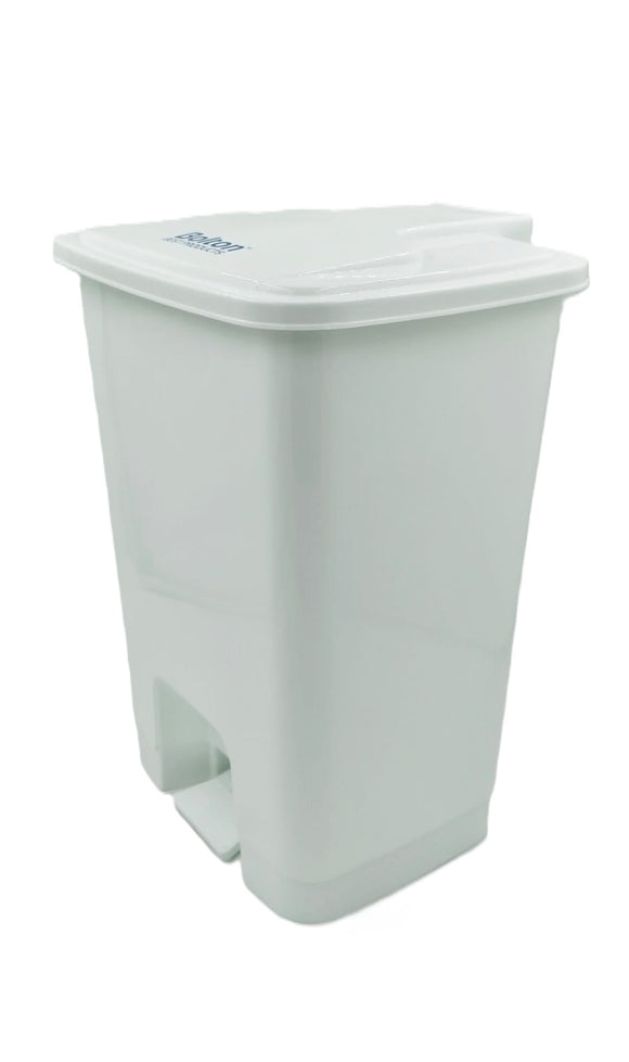 Contenedor con pedal Bolton 30 litros color Blanco