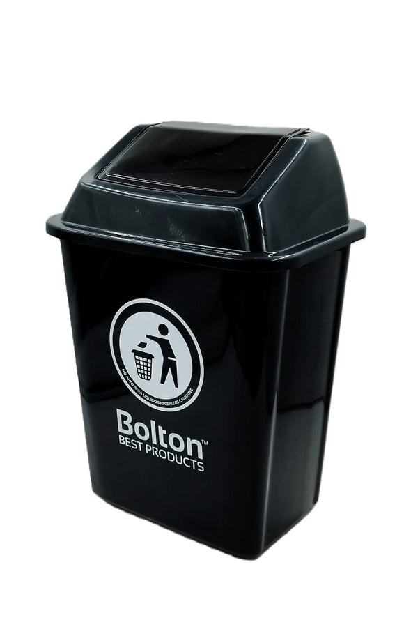 Cubo tapa batiente Bolton 20 litros color gris