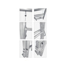 Escalera telescópica Aluminio 6.40 metros 24 peldaños-2