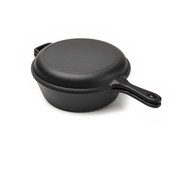 Sartén Bolton de Fierro Fundido Alto con tapa 27 cm