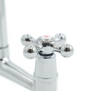 Combinación Lavaplatos Bolton Manilla Cruz Antideslizante Aleación Metálica-2