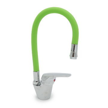 Monomando para Lavaplatos Bolton Cuello Flexible Verde