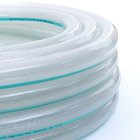 Manguera Bolton Uso Alimentario 1/2'' Transparente 100 Metros