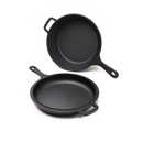 Sartén Bolton de Fierro Fundido Alto con tapa 27 cm-2