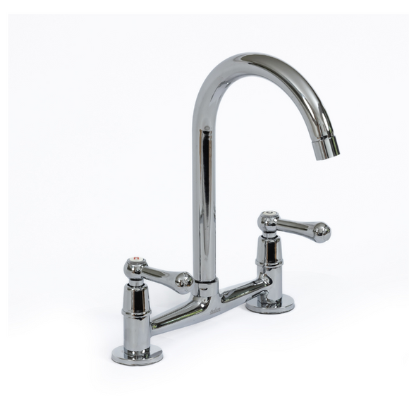 Combinación Lavaplatos Bolton Manilla Palanca Aleación Metálica con Cartucho Cerámico