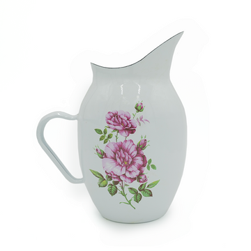 Jarra Bolton Enlozada Floreada