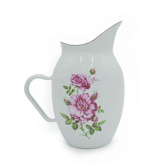 Jarra Bolton Enlozada Floreada