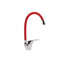 Monomando para Lavaplatos Bolton Cuello Flexible Rojo-1