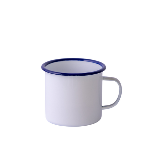 Mug enlozado blanco 8cm (0.40mm espesor) - 1