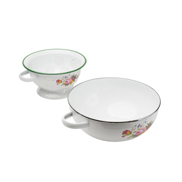 Pack 2 Enlozados Bolton Colador + Bowl Para Ensalada