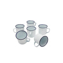 Set de 6 Mugs Bolton Enlozados 8 cm (0.40 mm espesor)-1