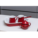 Asadera Bolton Enlozada Roja de 34 x 23 x 7 cm-2