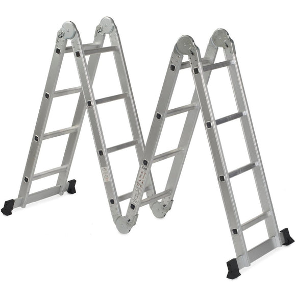Escalera Bolton Plegable Multiuso 4x3 de Aluminio 3.37 Metros