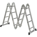 Escalera Bolton Multiuso 4x4 de Aluminio Soporta 150 kg Altura Máxima 4.45 Metros-1