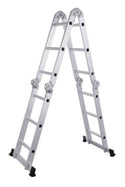 Escalera plegable multiuso 4 x 4 de aluminio 4.45 metros - 3