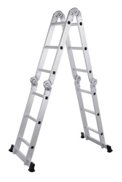Escalera plegable multiuso 4 x 4 de aluminio 4.45 metros - 3