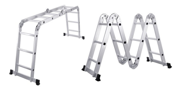 Escalera Bolton Plegable Multiuso 4x3 de Aluminio 3.37 Metros