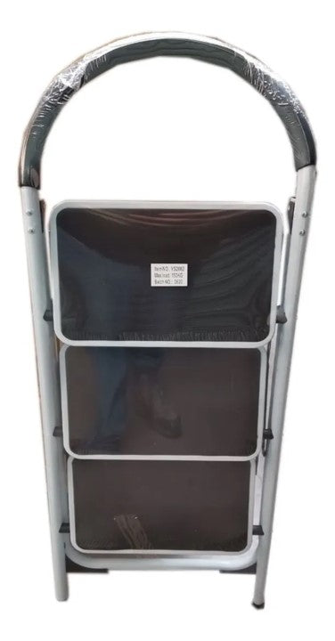 Escalera Bolton Metálica de 3 Peldaños Soporta 150 kg
