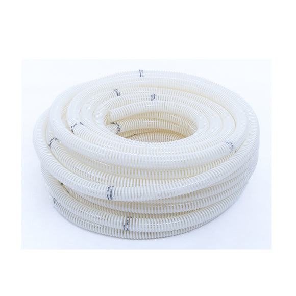 Manguera Bolton de Succión 1.1/2'' Transparente 50 Metros