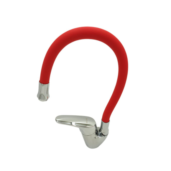 Monomando para Lavaplatos Bolton Cuello Flexible Rojo