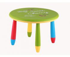 Comprar verde Mesa niños redonda (varios colores)